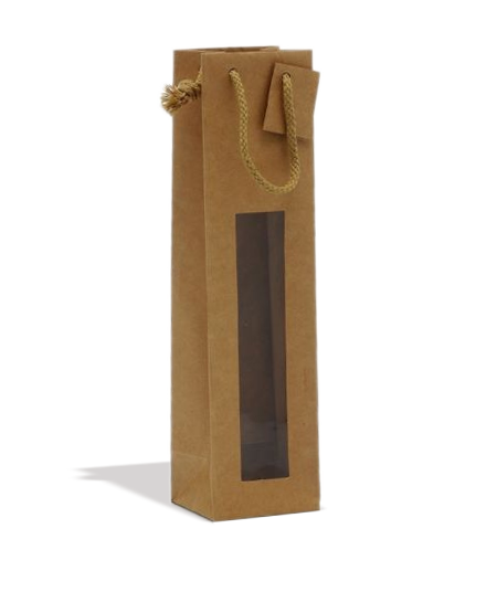 1 bottle Kraft bag